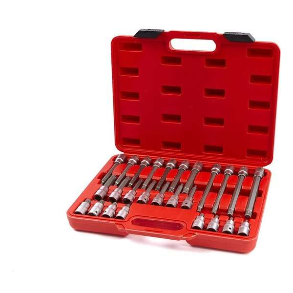 HBM Profi 26-Delige 1/2 Spline - Veeltand Doppenset