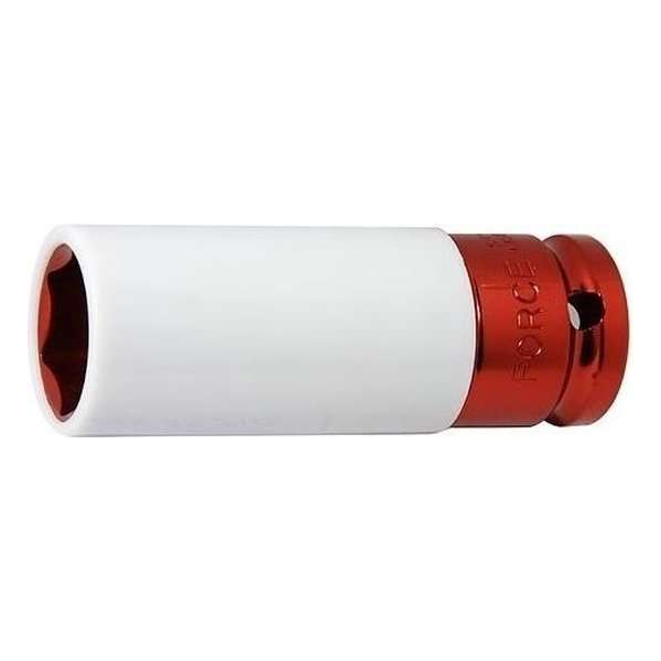 Force 1/2" 6-kant krachtdop (gekleurd) 21 mm Force 1/2" 6-kant krachtdop (gekleurd) 21 mm