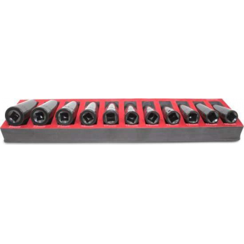 Benson Slagmoerdoppenset 1/2" - 10 t/m 24 mm.