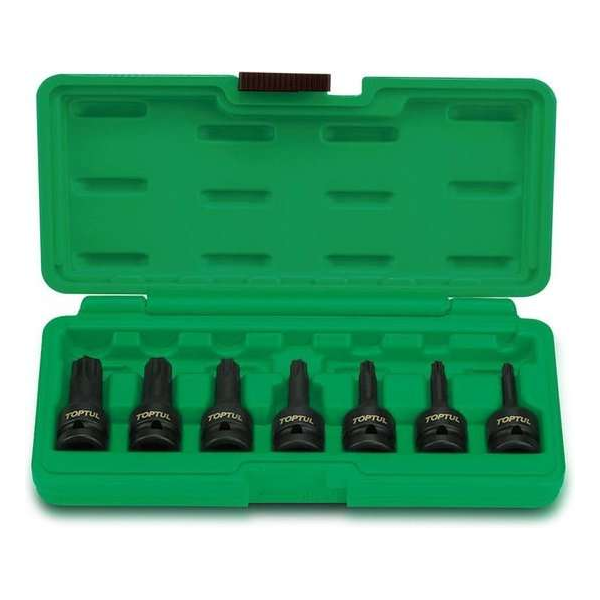 Krachtdoppenset torx 1/2 aandrijving T30-T70 Krachtdoppenset torx 1/2 aandrijving T30-T70