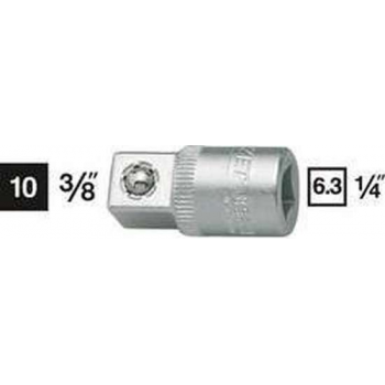 Hazet 858-1 Dopsleuteladapter Aandrijving 1/4 (6.3 mm) Uitvoering 3/8 (10 mm) 26.5 mm 1 stuk(s)