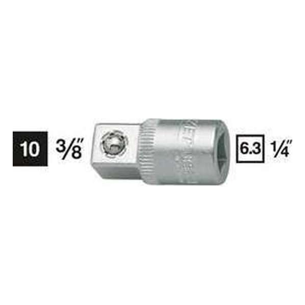 Hazet 858-1 Dopsleuteladapter Aandrijving 1/4 (6.3 mm) Uitvoering 3/8 (10 mm) 26.5 mm 1 stuk(s) Hazet 858-1 Dopsleuteladapter Aandrijving 1/4 (6.3 mm) Uitvoering 3/8 (10 mm) 26.5 mm 1 stuk(s)
