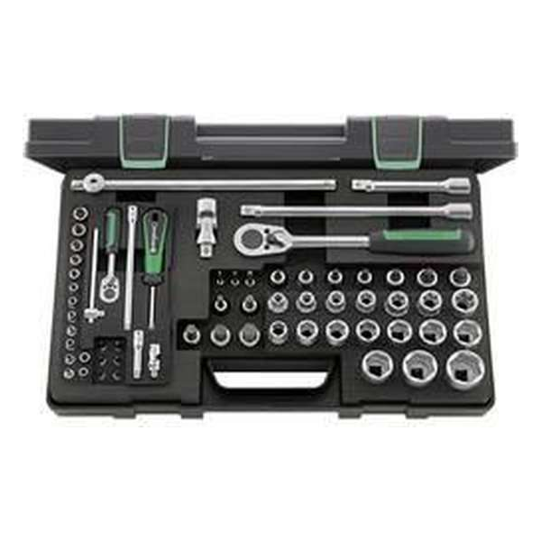 Stahlwille 86TX KN 96013702 Dopsleutelset 1/4 (6.3 mm), 1/2 (12.5 mm) 63-delig Stahlwille 86TX KN 96013702 Dopsleutelset 1/4 (6.3 mm), 1/2 (12.5 mm) 63-delig