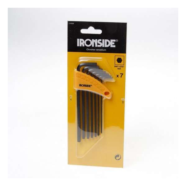 Ironside Inbussleutelset 364 inch 7-delig Ironside Inbussleutelset 364 inch 7-delig