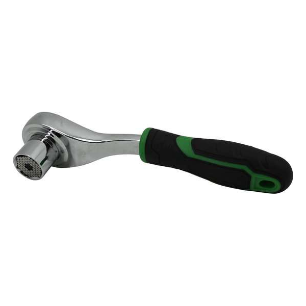 Hofftech Universele ratelsleutel met dop 7 t/m 19 mm. (Gator Grip) Hofftech Universele ratelsleutel met dop 7 t/m 19 mm. (Gator Grip)