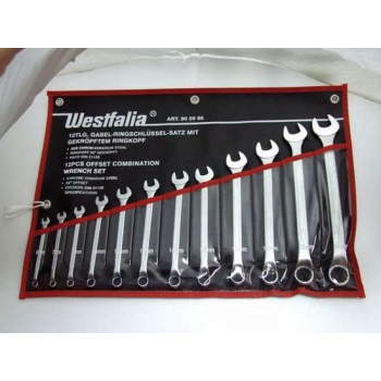Westfalia Steek- en ringsleutel set, 12-delig