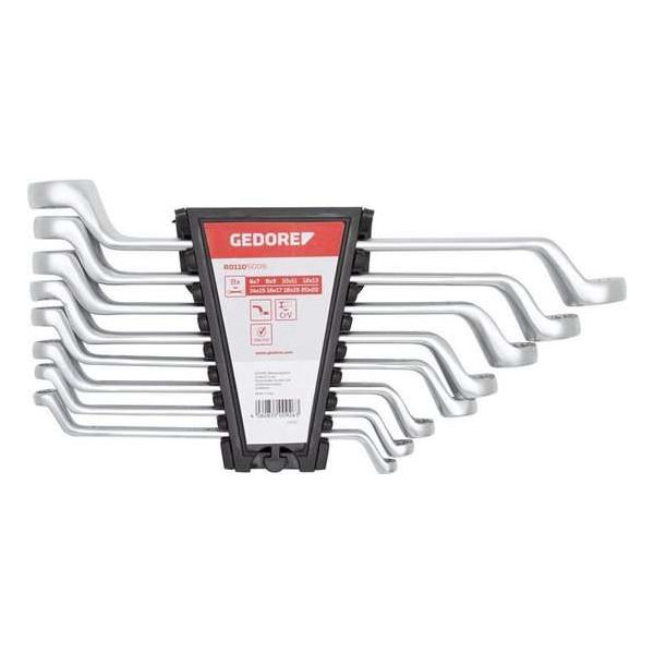 Gedore RED - R01105008 - Ringsleutel set Metrisch - 8-Delig Gedore RED - R01105008 - Ringsleutel set Metrisch - 8-Delig