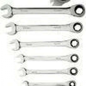 7 delig ratel-steek-ringsleutel set engels/inch   Hebbes Tools