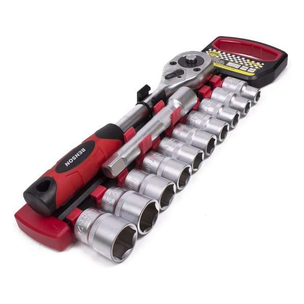 Benson Dopsleutelset 1/2" opname - 12 Delig Benson Dopsleutelset 1/2" opname - 12 Delig