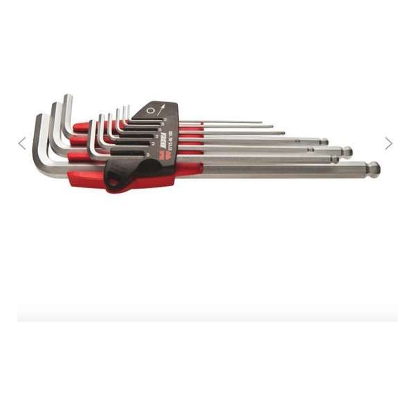 WURTH Set Inbussleutels - Inbus Sleutels - Haakse Stiftsleutel Set 9-TLG WURTH Set Inbussleutels - Inbus Sleutels - Haakse Stiftsleutel Set 9-TLG