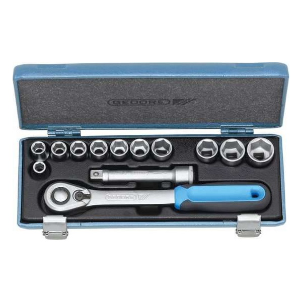 Gedore 2545810 Dopsleutelset Metrisch 1/2 (12.5 Mm) 13-Delig Gedore 2545810 Dopsleutelset Metrisch 1/2 (12.5 Mm) 13-Delig