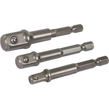 Silverline Doppen Set - 1/4", 3/8" en 1/2" - 3 Delig