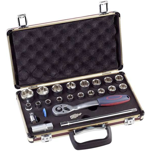 KWB Dopsleutelset - 1/2" - 23-delig