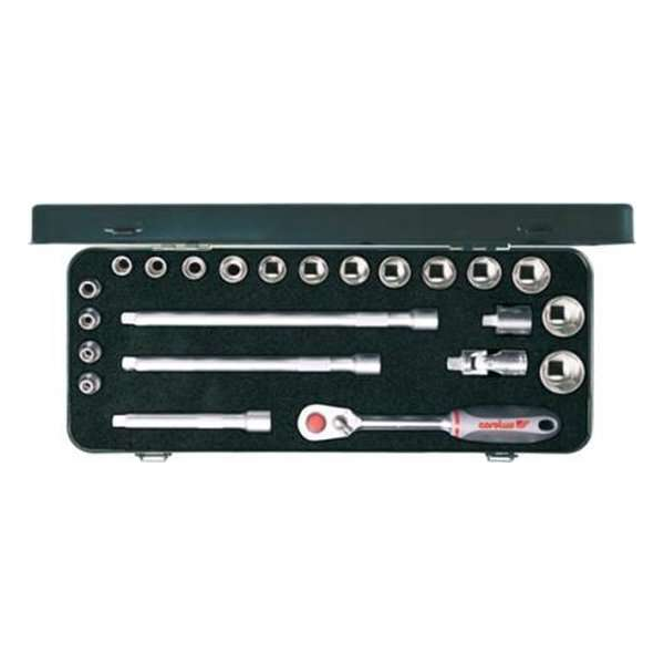 Carolus Dopsleutelset 3/8 Slim Sixty (22 dlg) Carolus Dopsleutelset 3/8 Slim Sixty (22 dlg)