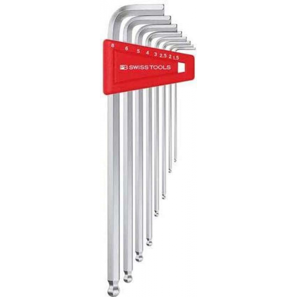 PB Swiss Tools Kogelkop-Inbussleutelset - PB 212.LH-5 - 6-delig PB Swiss Tools Kogelkop-Inbussleutelset - PB 212.LH-5 - 6-delig