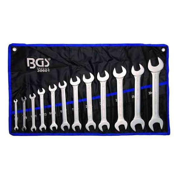 BGS Steeksleutelset - 12-delig - Roltas - Chrome Vanadium BGS Steeksleutelset - 12-delig - Roltas - Chrome Vanadium