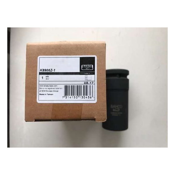BAHCO K8906Z SLAGDOPSLEUTEL 3/4 INCH MATEN K8906Z-1 BAHCO K8906Z SLAGDOPSLEUTEL 3/4 INCH MATEN K8906Z-1