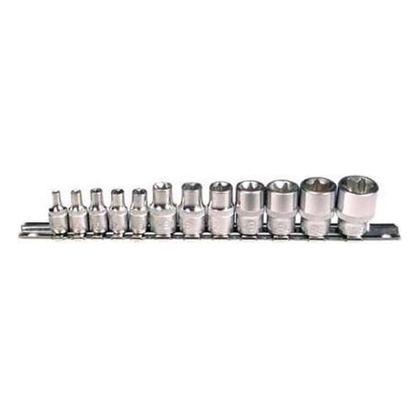 Torx doppenset 1/4"+ 3/8" 12 delig BGS 2038 Torx doppenset 1/4"+ 3/8" 12 delig BGS 2038