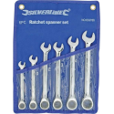 Silverline Vaste Steek-Ringratelsleutel Set 8 t/m 17 mm. - 6 Delig