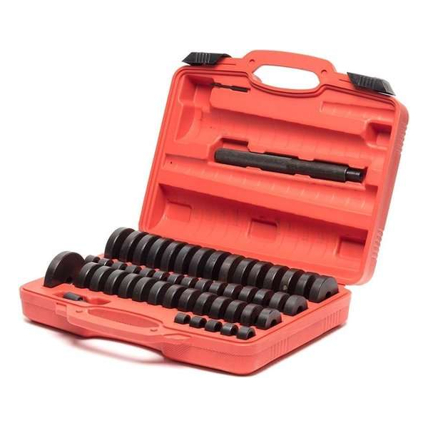 Datona® - 51-delige Lager- en Keerring Montageset - 18 - 65 mm - In Opbergkoffer - Inclusief Slagbuis - Rood Datona® - 51-delige Lager- en Keerring Montageset - 18 - 65 mm - In Opbergkoffer - Inclusief Slagbuis - Rood
