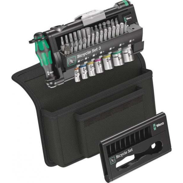 Wera 05004172001 Bicycle Set 3 39-delige Gereedschapset in etui Wera 05004172001 Bicycle Set 3 39-delige Gereedschapset in etui