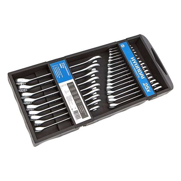 25 Delige Ringsleutel, Steeksleutelset 6-32mm 25 Delige Ringsleutel, Steeksleutelset 6-32mm