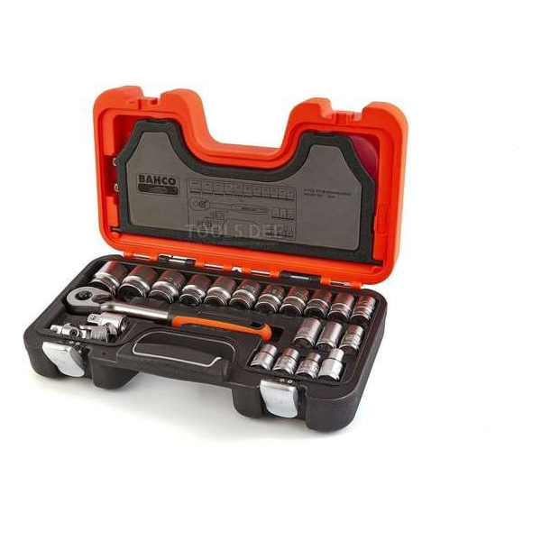 Bahco S240 Dopsleutelset 24-dlg 1/2 Bahco S240 Dopsleutelset 24-dlg 1/2