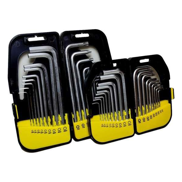 Korte en Lange Sleutel torx en inbus set sleutelset in stevige doos 2x18 delige Tools Korte en Lange Sleutel torx en inbus set sleutelset in stevige doos 2x18 delige Tools