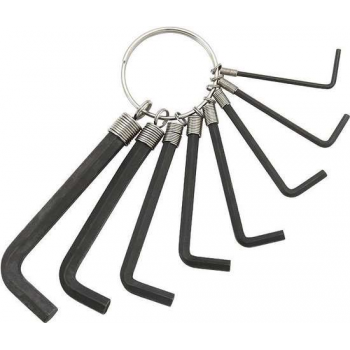 Inbussleutel Set 2mm - 10mm 8-Delig Zwart