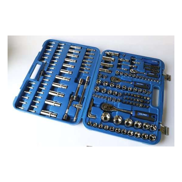 Professionele doppenset / dopsleutelset 1/4", 3/8" en 1/2" 172-delig Professionele doppenset / dopsleutelset 1/4", 3/8" en 1/2" 172-delig