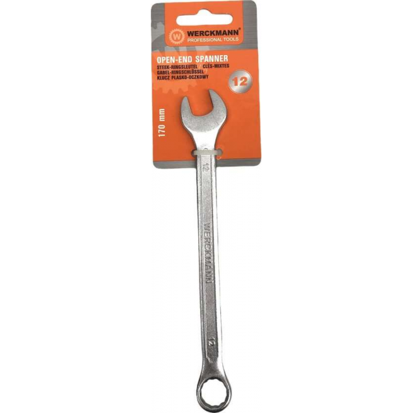 Werckmann® Ringsteeksleutel | Maat 12 | 17 cm
