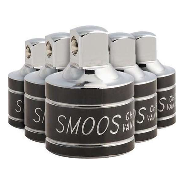 Smoos® Verloop dop van 3/8 naar 1/2 - 5 stuks - Zwart Smoos® Verloop dop van 3/8 naar 1/2 - 5 stuks - Zwart