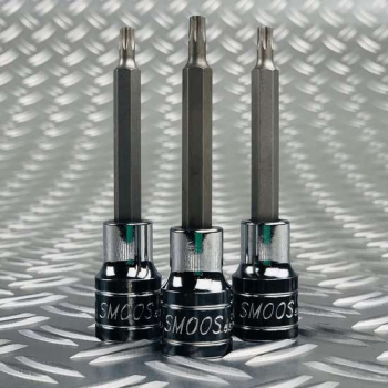 Smoos® Losse torx dop T8 met 1/2 opname - 3 stuks