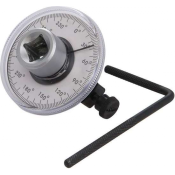 SILVERLINE hoekige handgreepmeter - chroom / zwart