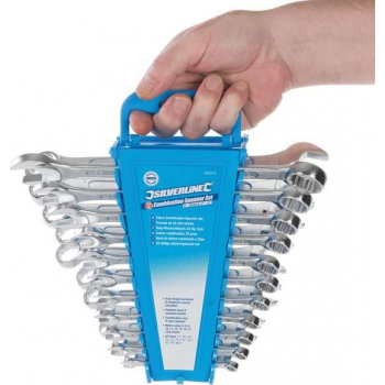 22-Delige Steekringsleutel Set (6 - 22 mm En 1/4" - 7/8")