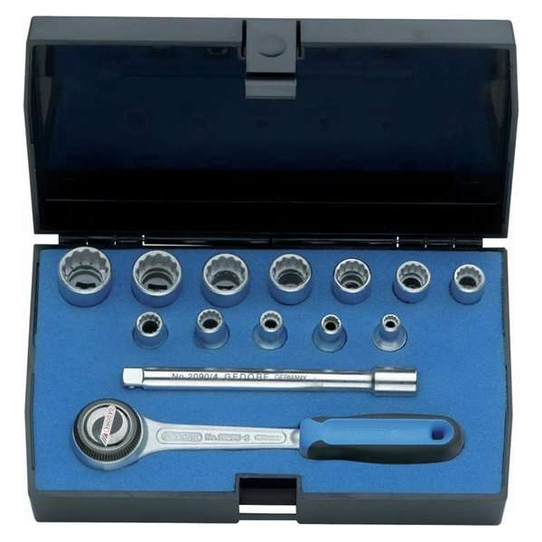 Gedore 1815598 Dopsleutelset Metrisch 1/4 (6.3 Mm) 14-Delig Gedore 1815598 Dopsleutelset Metrisch 1/4 (6.3 Mm) 14-Delig