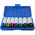 Krachtdoppenset 1/2" met teflonbescherming 7-delig