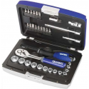 Expert 194672 - Doppenset 1/4'' 34-delig in kunststof koffer