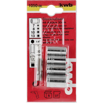 KWB Dopsleutelset en Adapter