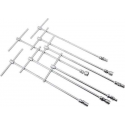 Smoos® T-sleutels set met cardangewricht 8-delig