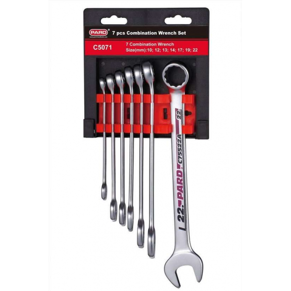 Combinatie ringsteeksleutelset, 7-delig PAC5071