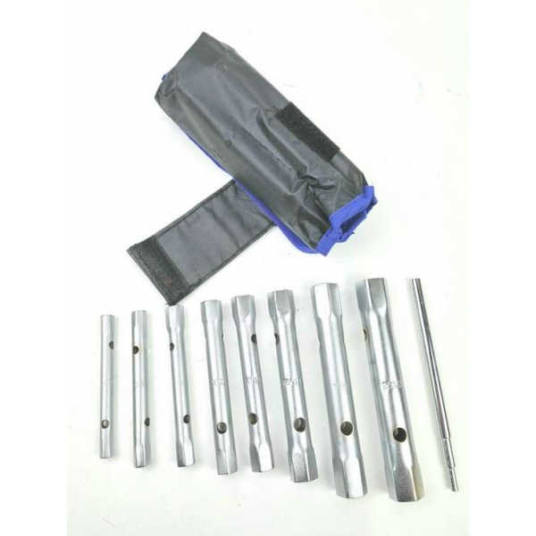 9 delige Pijpsleutelset | 6 - 22 mm | hoogwaardig chroom - vanadium staal | Tetron roltas 9 delige Pijpsleutelset | 6 - 22 mm | hoogwaardig chroom - vanadium staal | Tetron roltas