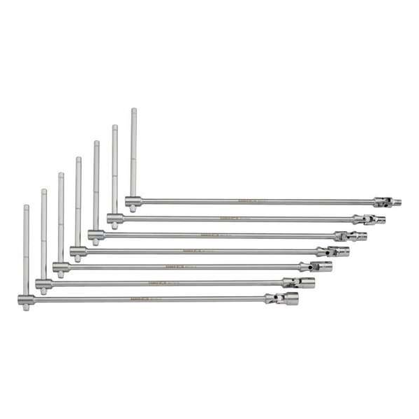 Bahco BE1TS-S7 Set van 7 stuks T-greep met gewricht Bahco BE1TS-S7 Set van 7 stuks T-greep met gewricht