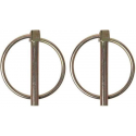 Proplus Borgpen Met Ring Aluminium 6 Mm Zilver 2 Stuks