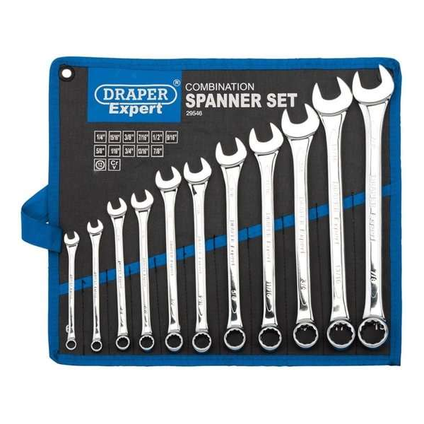 Draper Imperial Combinatie Spanner Set (11 Stuk) Draper Imperial Combinatie Spanner Set (11 Stuk)