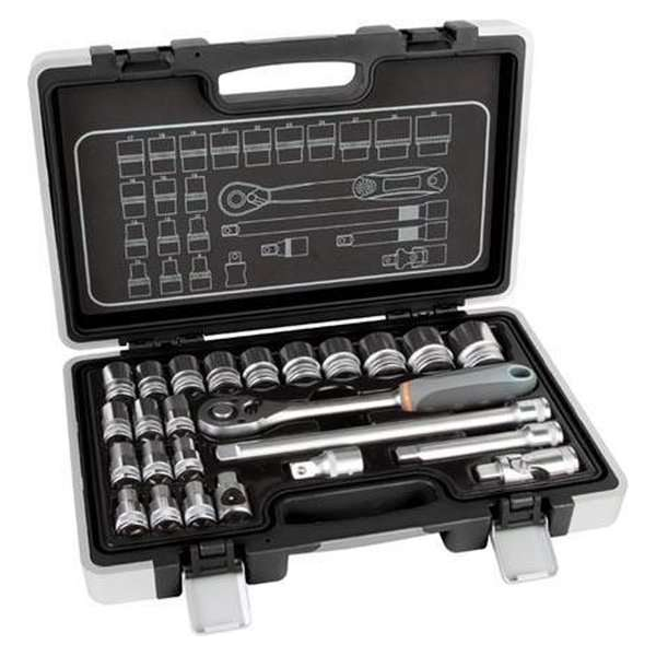 1/2" Dopsleutelset - 25 St. 1/2" Dopsleutelset - 25 St.