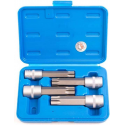 BGS Doppenset Torx - 4-delig - Opname 1/2 -Blauw, Zilver