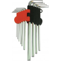 Silverline Metrische Zeskantsleutel Set, Expert - 1,5 t/m 10 mm. - 10 Delig