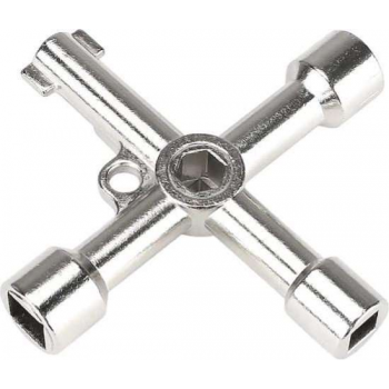 Multi sleutel - 6 tot 14mm - driehoek vierkant dubbelbaard - B