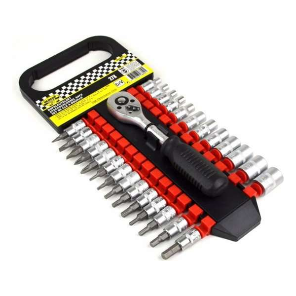 UNIVERSEEL - TORX / DOPSLEUTELSET - 27 DELIG - 007877 UNIVERSEEL - TORX / DOPSLEUTELSET - 27 DELIG - 007877